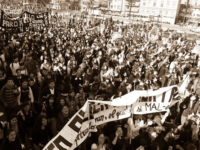 Protesta estudiantil en Chile