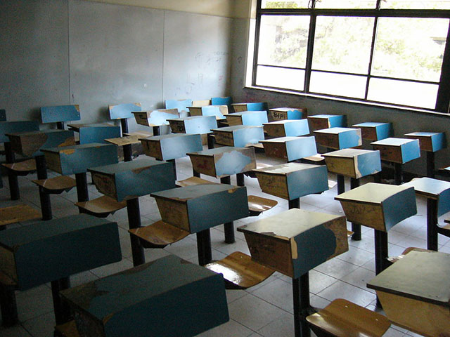 Sala de clases en Chile